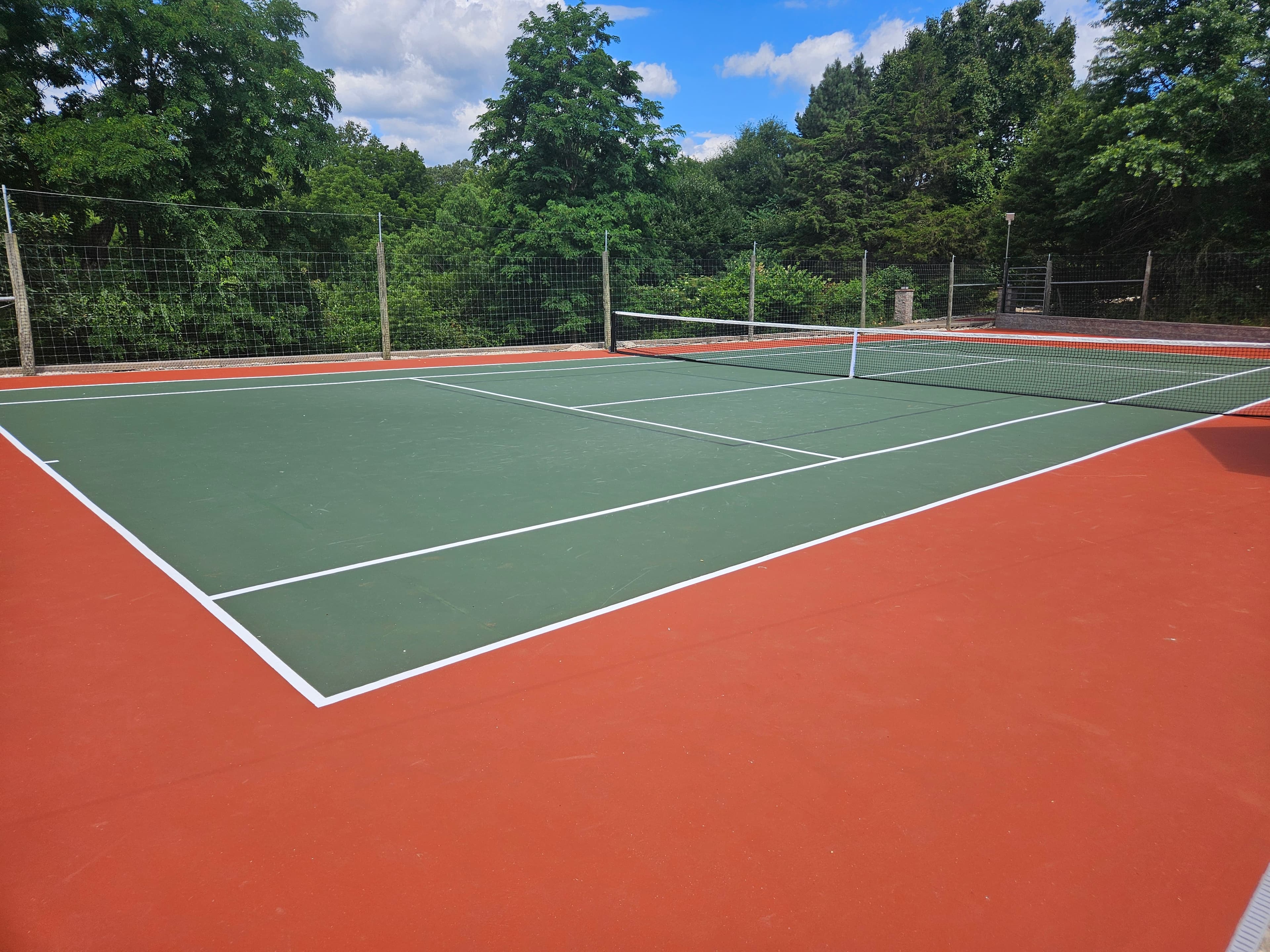 Professional athletic court
